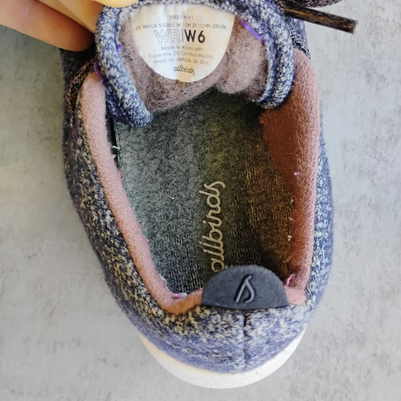 Allbirds Women's Merino Wool Runners Sneakers in Grey Cushioned Walking Size 6 - Picture 8 of 10